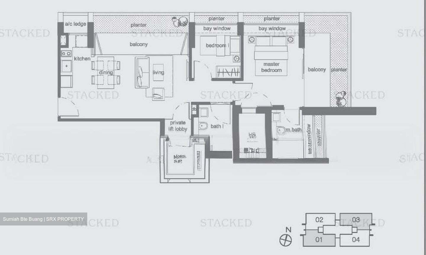 The Peak @ Cairnhill II (D9), Apartment #535083861